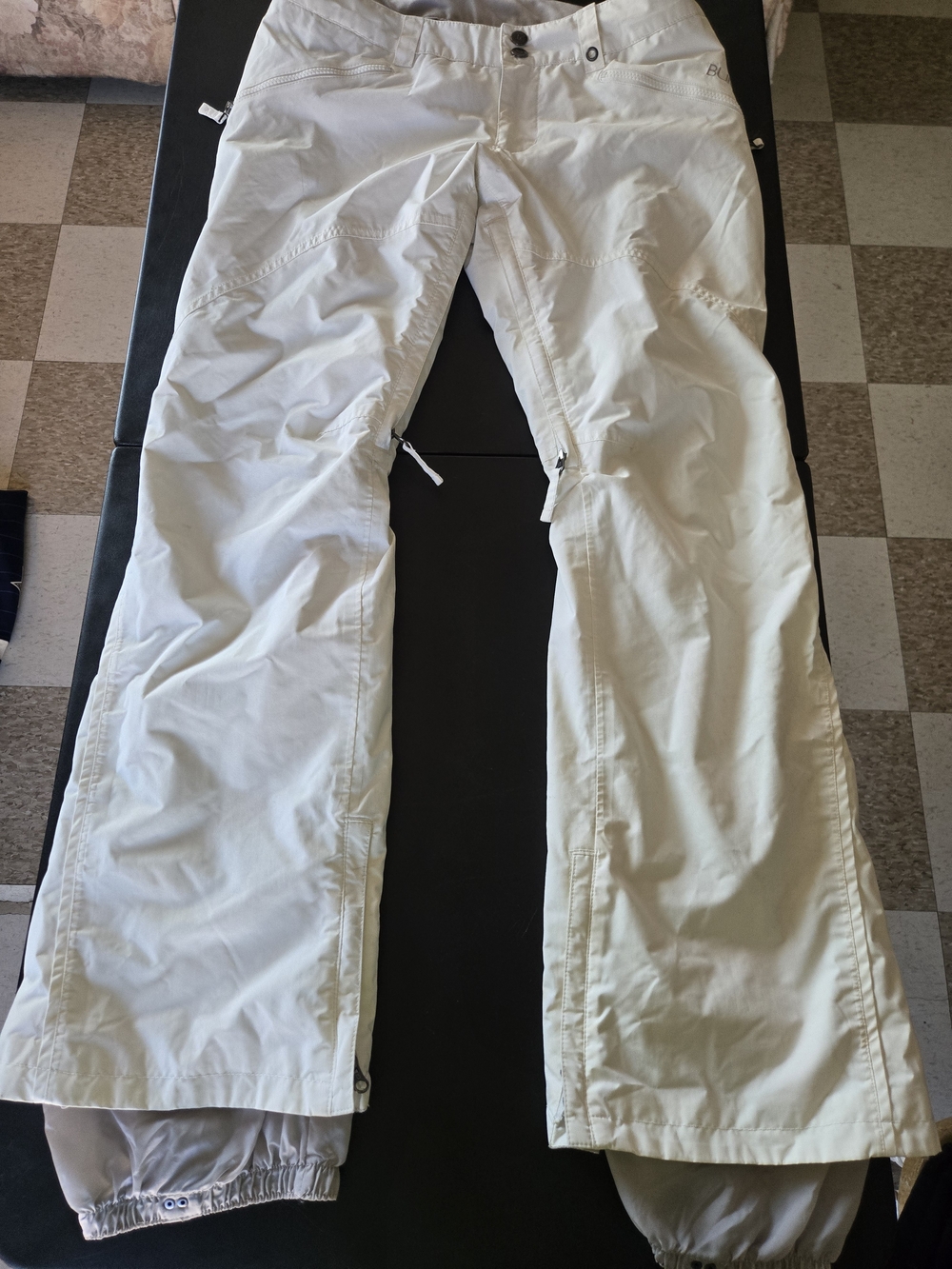 Burton White Snow Cargo Pants